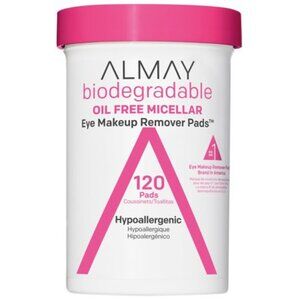 Almay Biodegradable Micellar Eye Makeup Remover Pads NWT